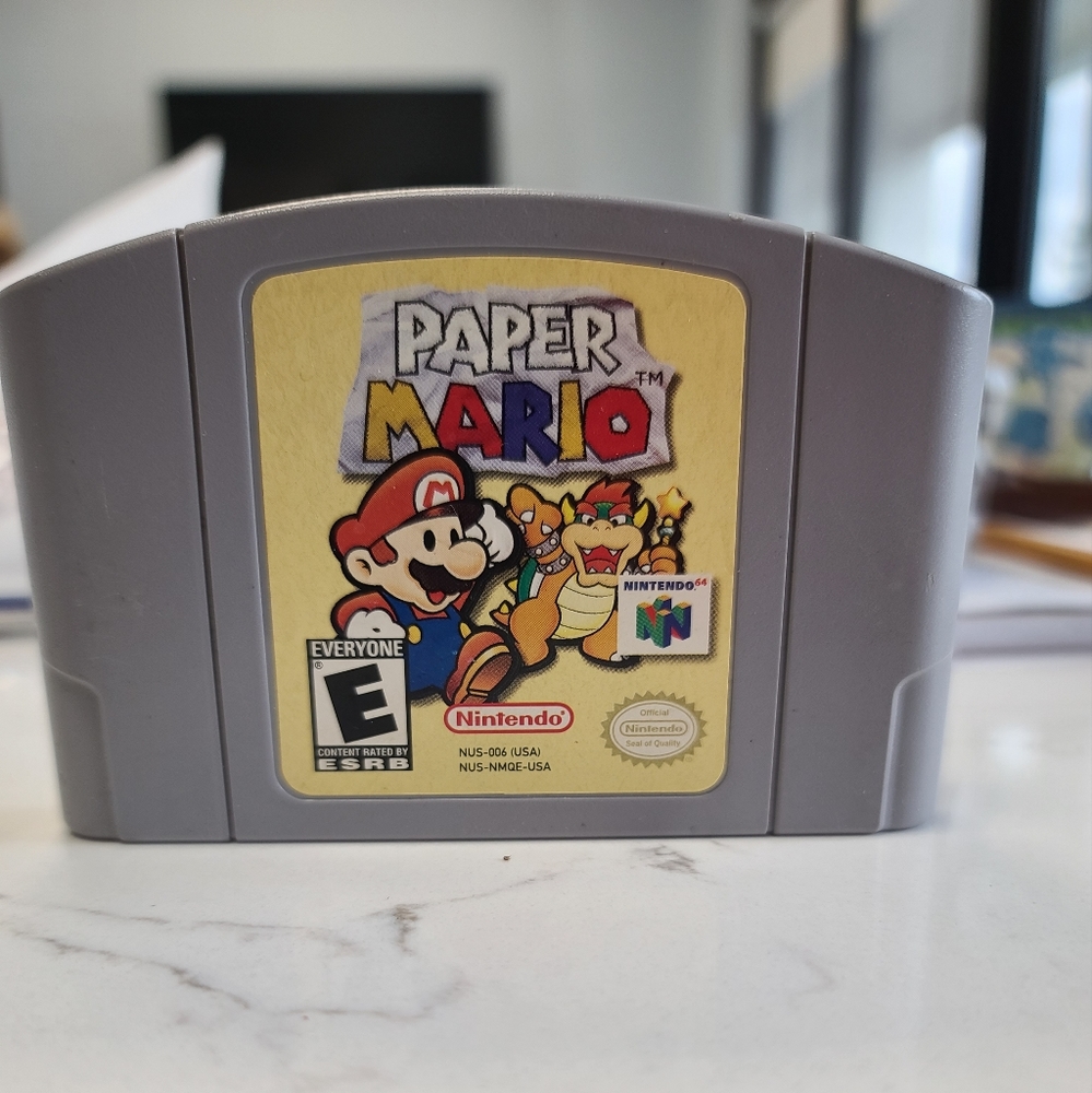Paper Mario Nintendo 64 game
